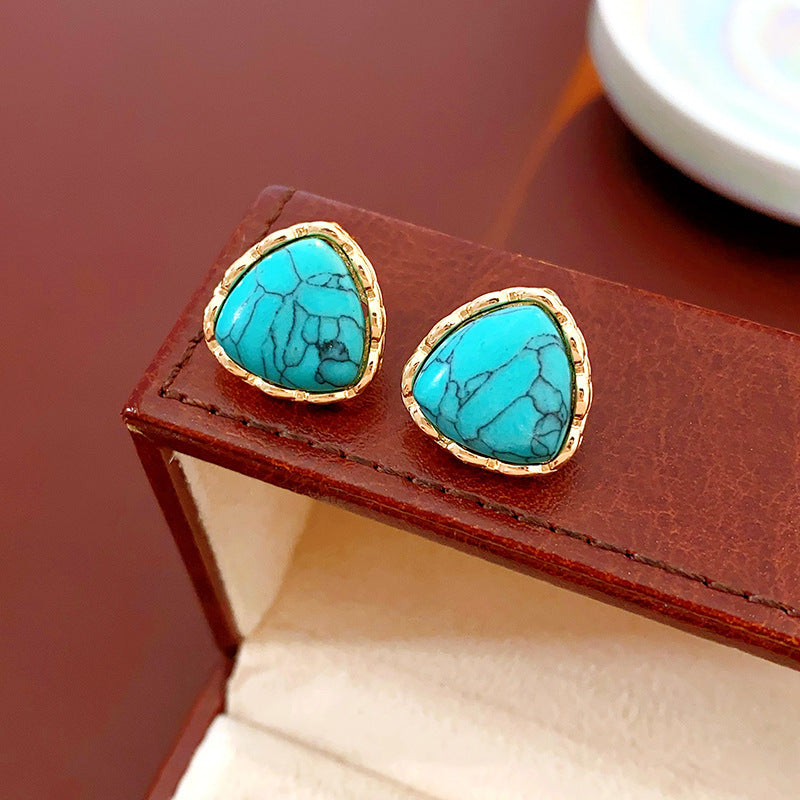 Women's Palace Style Sier Flower Light Luxury High-grade Design Sense Earrings