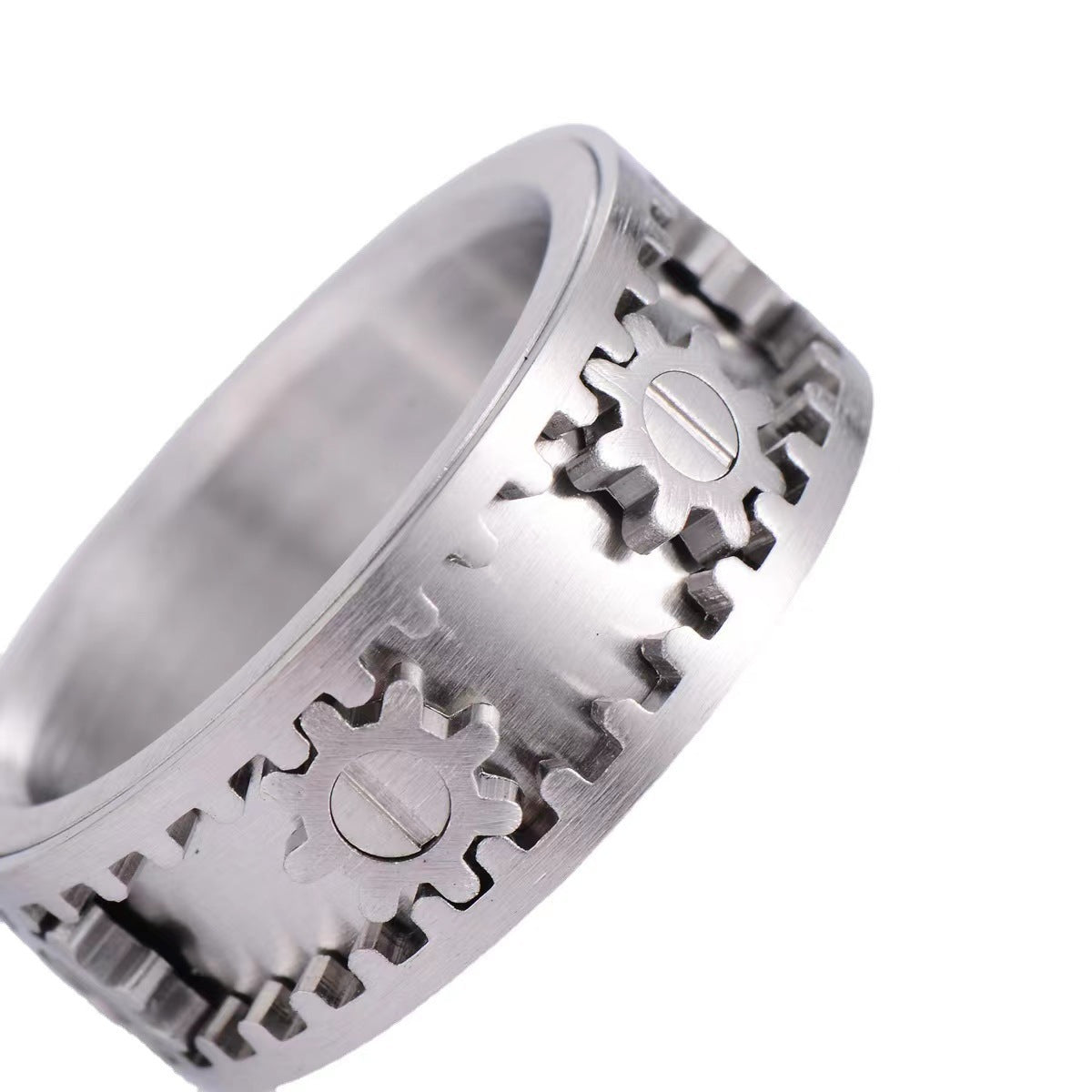 Women's & Men's Ka Creative Good Luck Comes Stainless Rings