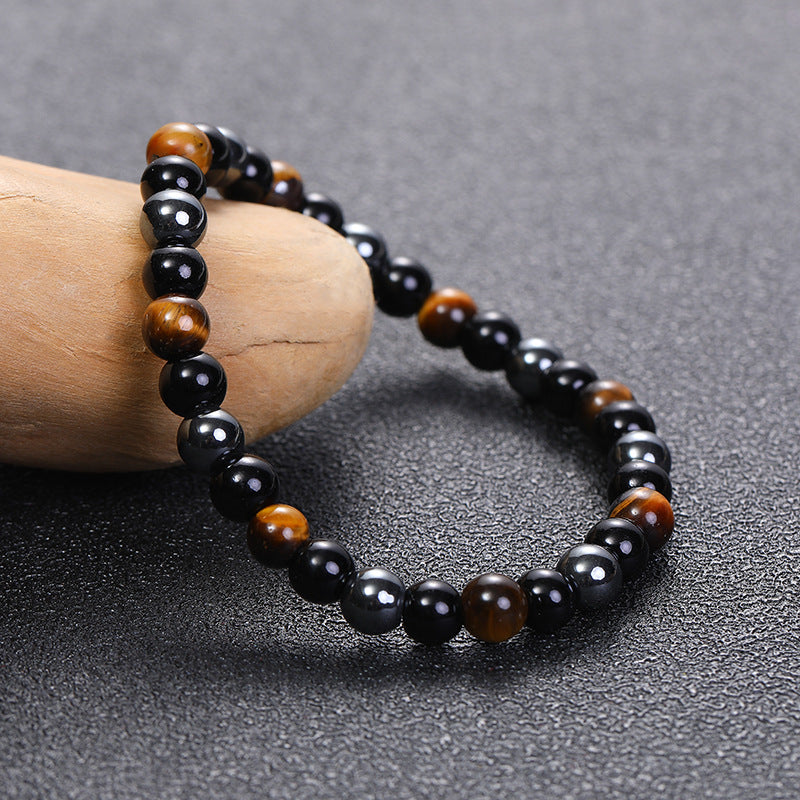 Ore Couple Colorful Tigereye Bright Stone Bracelets