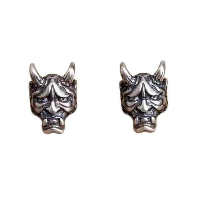 Women's & Men's Dark Asymmetric Devil Trendy Cool Nightclub Bar Earrings