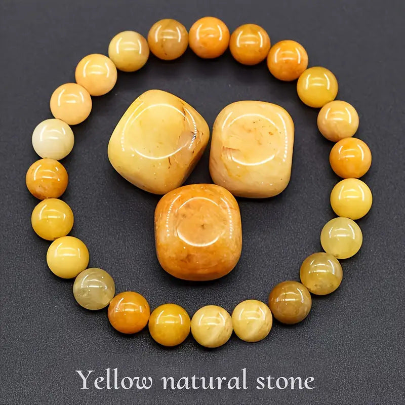 Red Green Treasure Amethyst Sunstone Lapis Lazuli Tiger Eye Handmade Bracelets