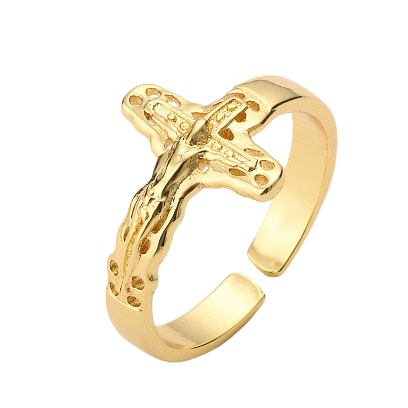 Women's Niche Style Geometric Stainless Steel Light Luxury Rings