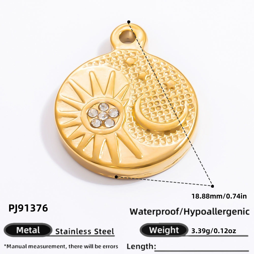 Classy Stylish Stainless Steel Gold-plated Design Jewelry Accessories