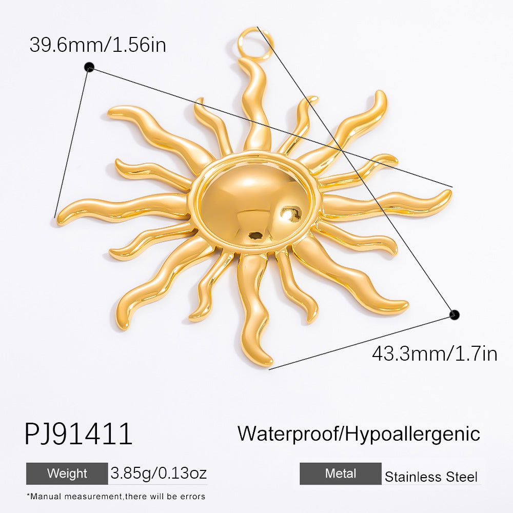Classy Stylish Stainless Steel Gold-plated Design Jewelry Accessories
