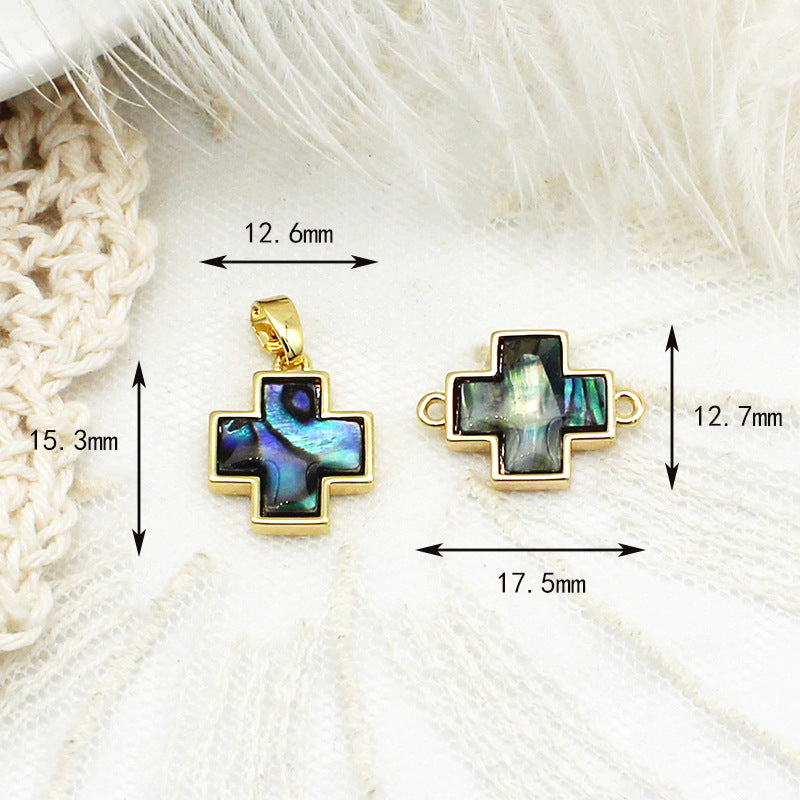 Starry Sky Universe Abalone Shell Geometric Jewelry Accessories