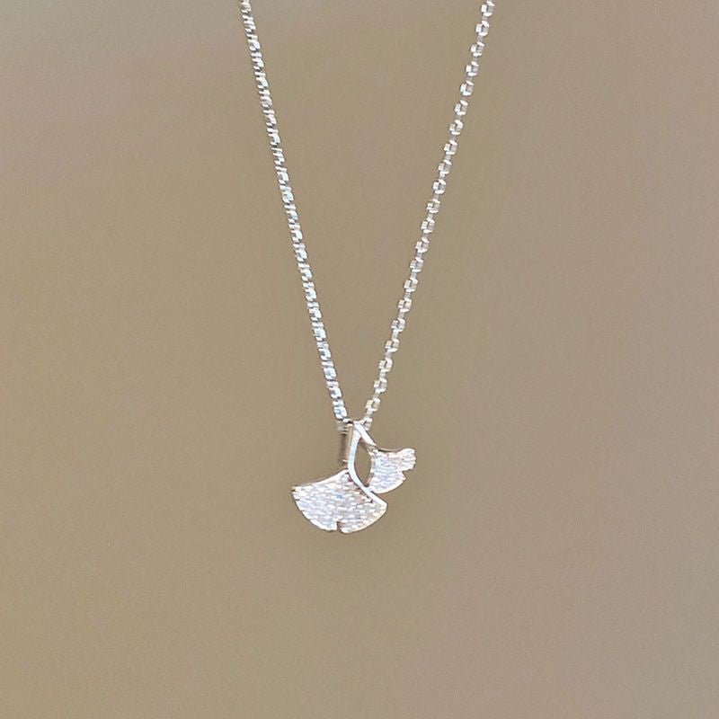 Clavicle Temperament Ginkgo Leaf Dignified Sense Of Design Necklace