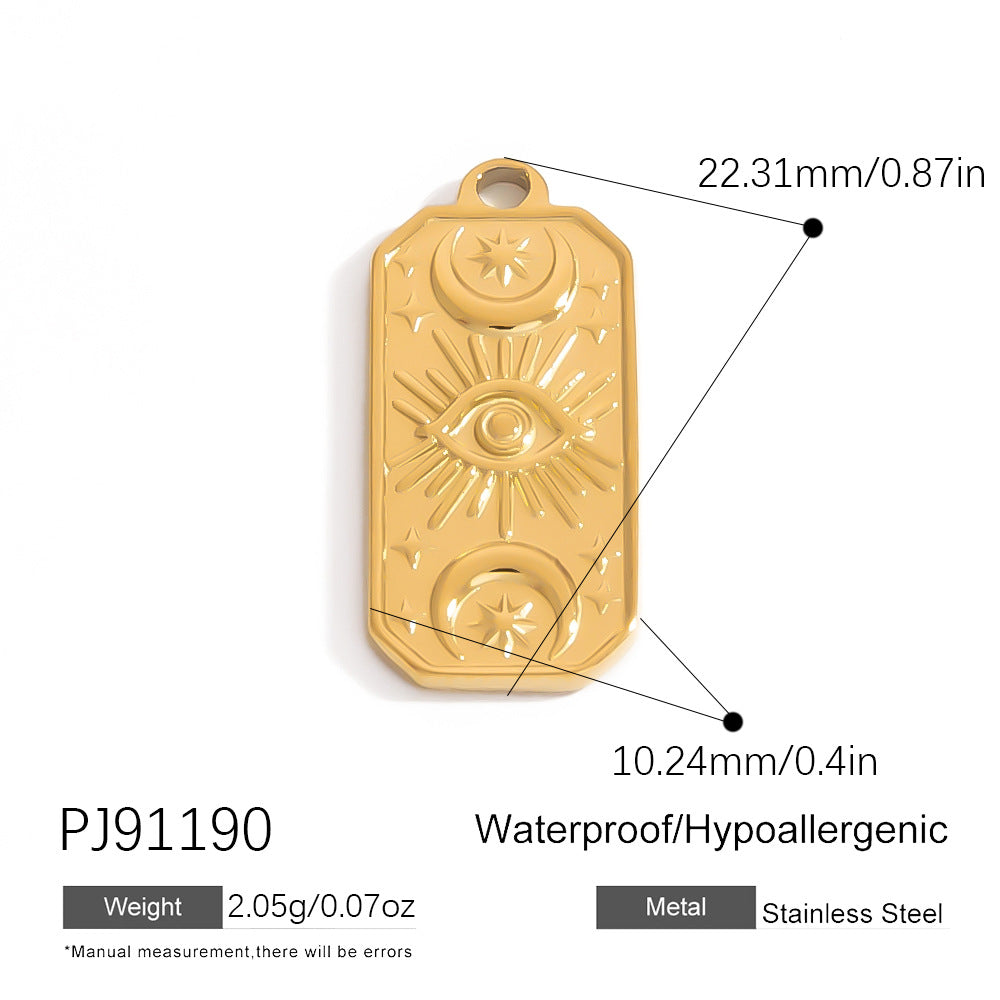 Classy Stylish Stainless Steel Gold-plated Design Jewelry Accessories