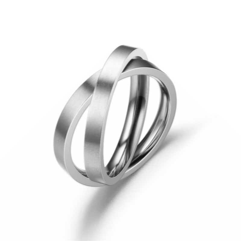 Spin Double Rotatable Niche Stainless Steel Rings