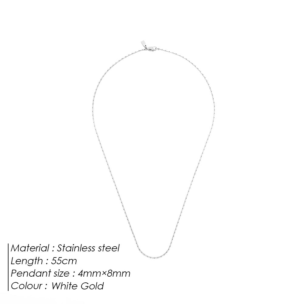 High-grade Wire Chain Versatile Fashion Solid Necklaces