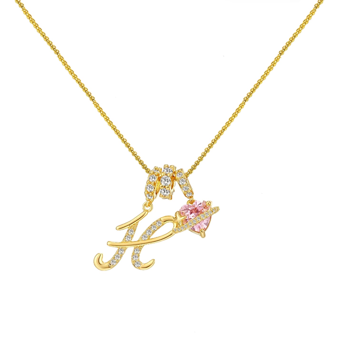 Dopamine English Letter Light Luxury Minority Necklaces