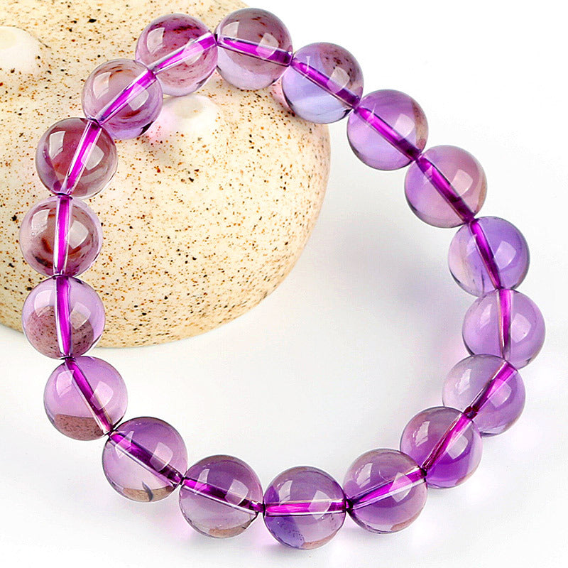 Natural Bolivia Amethyst Super Bright Sky Mirror Bracelet