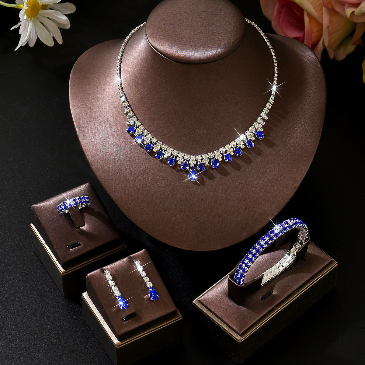 Suit Fashionable Simple Exquisite Fresh High Sense Birthday Gift Jewelry Set