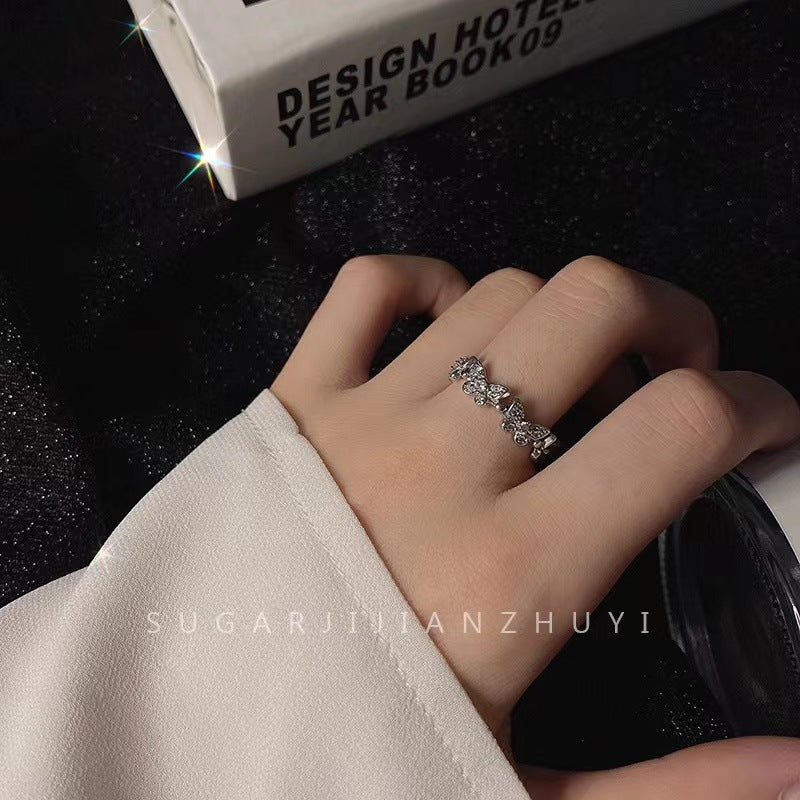 Women's Design Butterfly Opening Mori Personality Stylish Ring