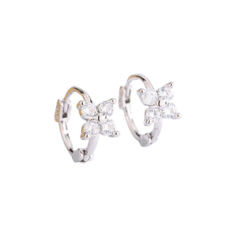 Trendy Inlaid Stone Temperament Four Sets Rings