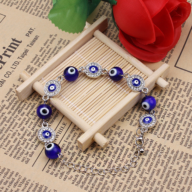 Evil Eye Creative Blue Beads Stringed Bracelets