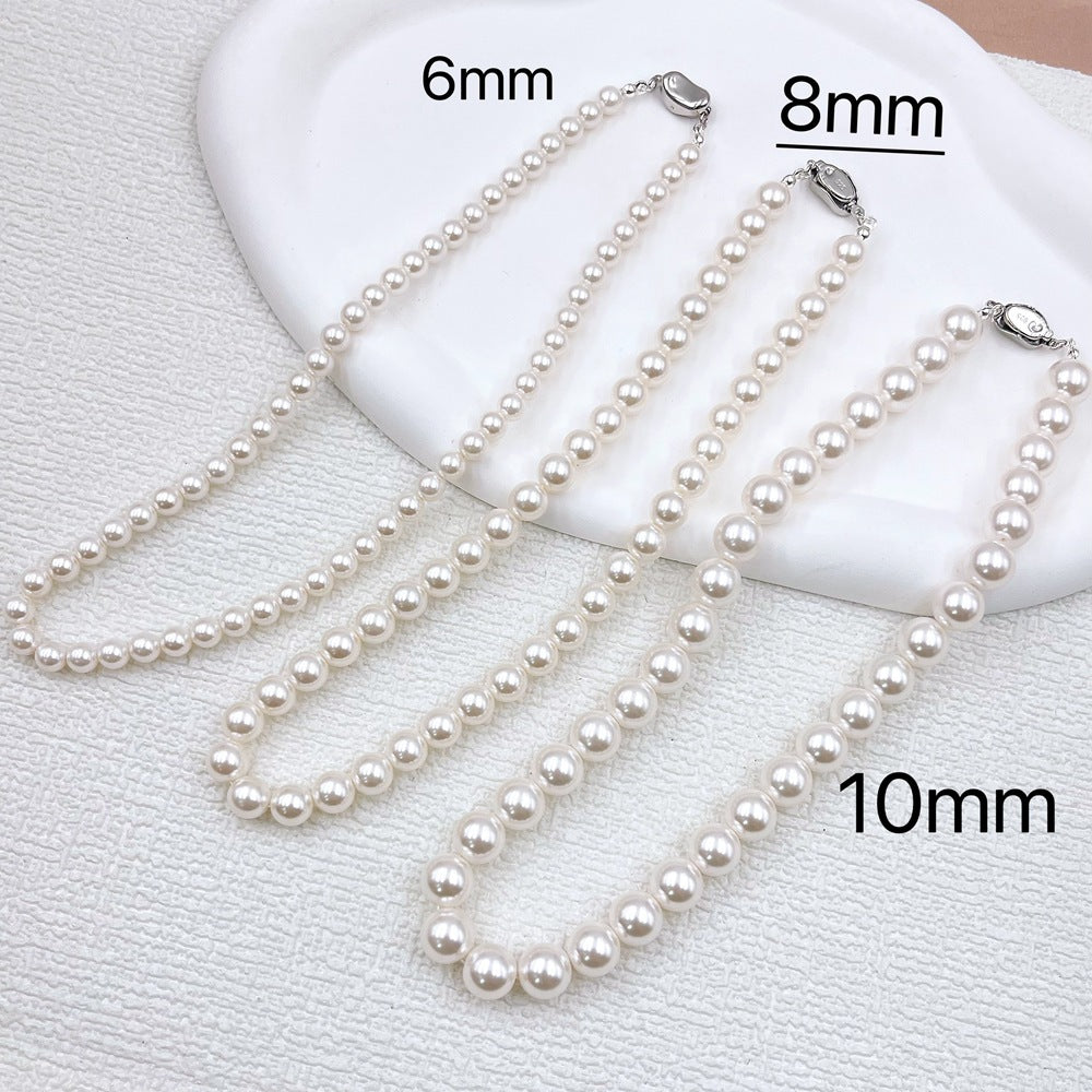 Women's Pearl Retro Affordable Luxury Fashion Trendy Clavicle Necklaces