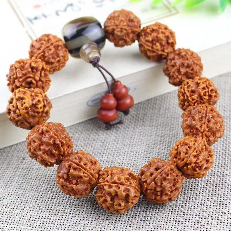 Bone Sea Willow Beeswax Horn Five Faces Buddha Beads Pipal Bracelets