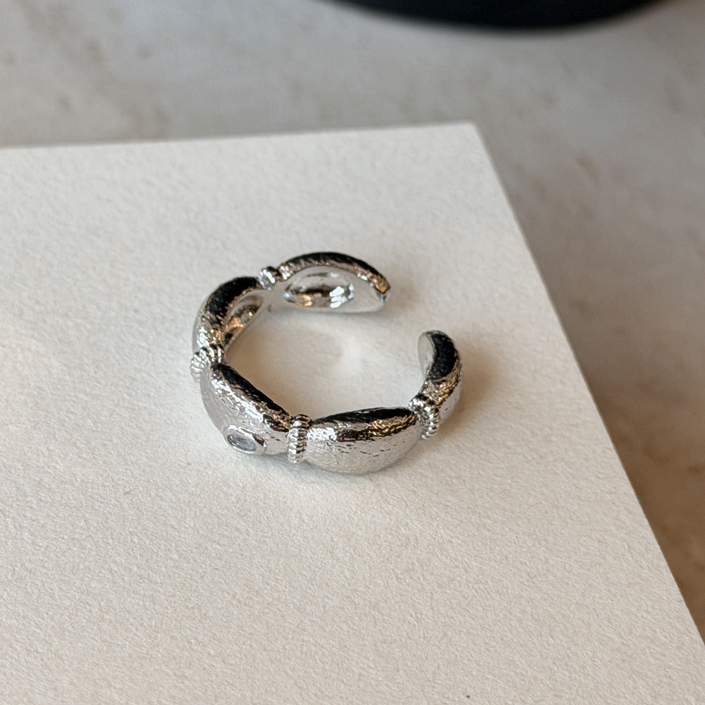 Zircon Niche Light Luxury Index Finger Rings