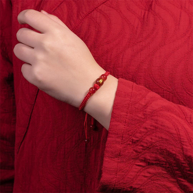 Horse Zodiac Red Rope Anniversary Year Carrying Strap Rabbit Rat Bracelet
