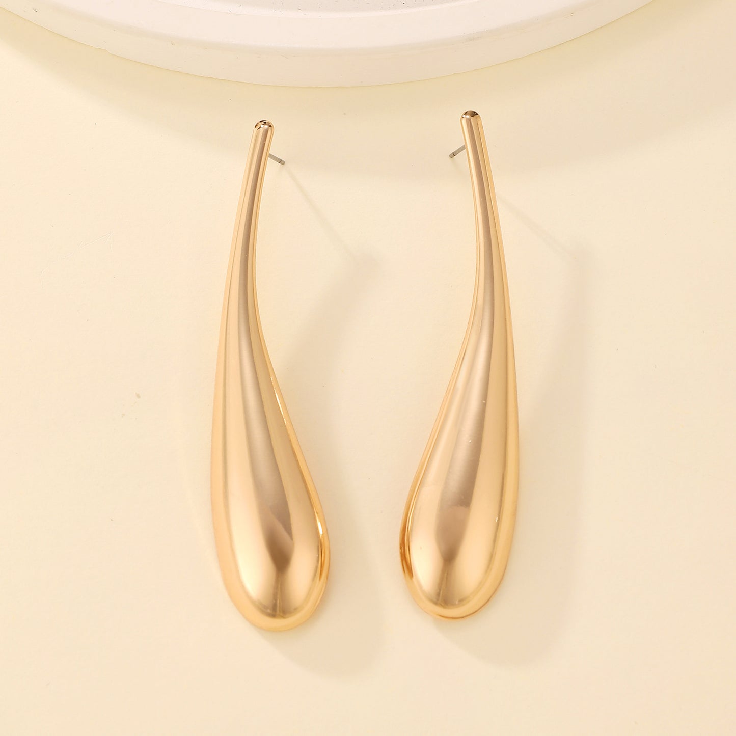 Exaggerated Punk Big Water Drop Ear Fashion Trend Short Jewelry Set