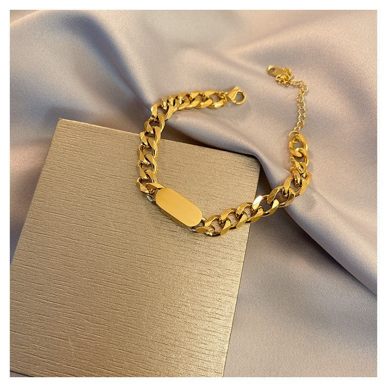 Women's & Men's Couple Gift Personalized Korean Hip Hop Bracelet