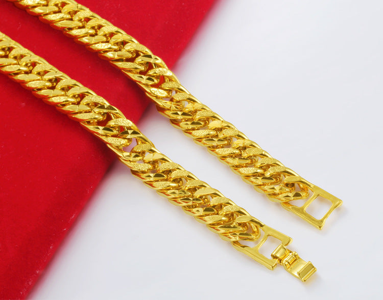 Men's Cool Jewelry Gold-plated Classic Cuban Bracelets