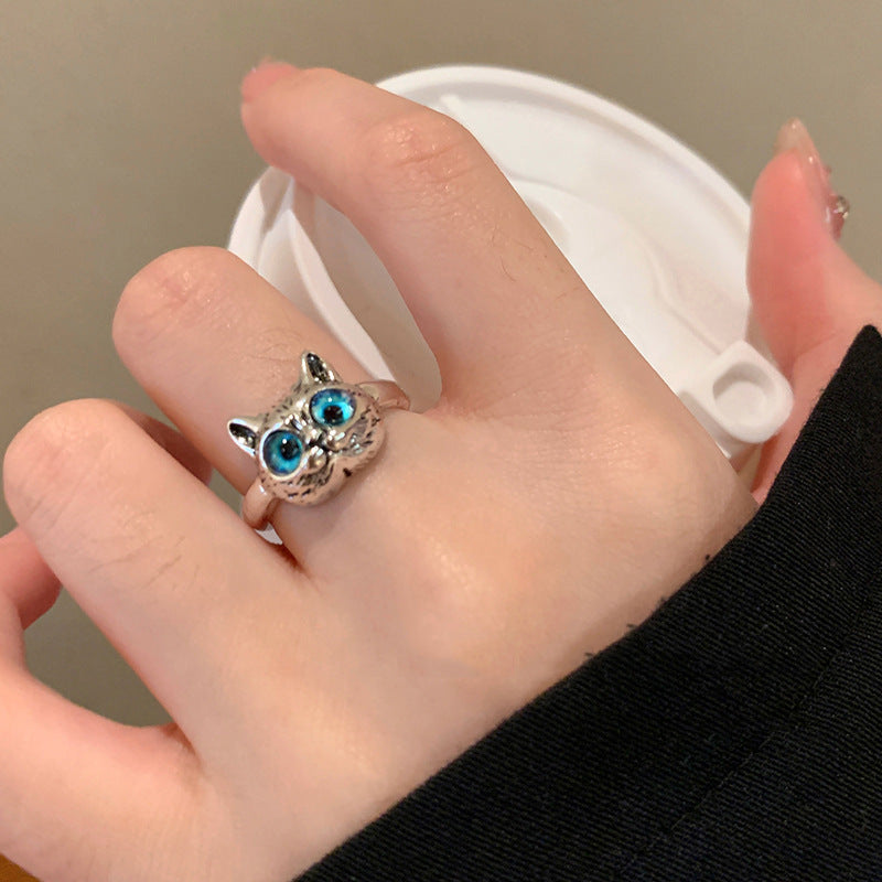 Cold Wind Fashion Personality Niche Exquisite Design Versatile Advanced Index Ring