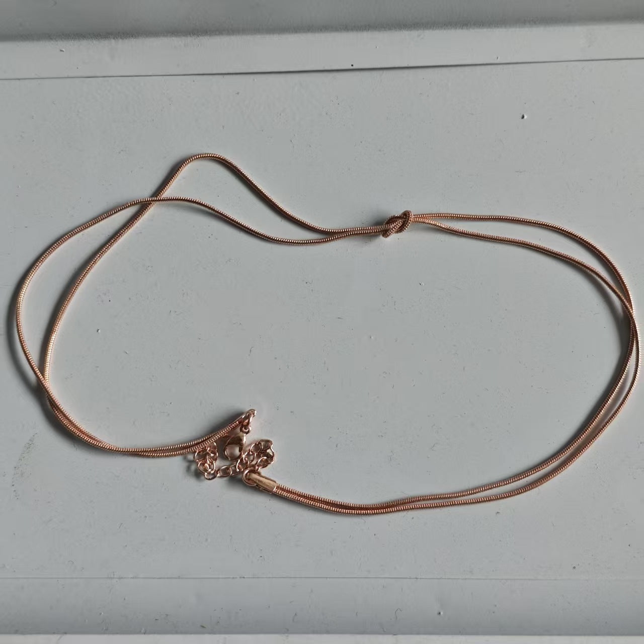 Day Titanium Steel Stainless Couple Hand Knotted Snake Bracelet