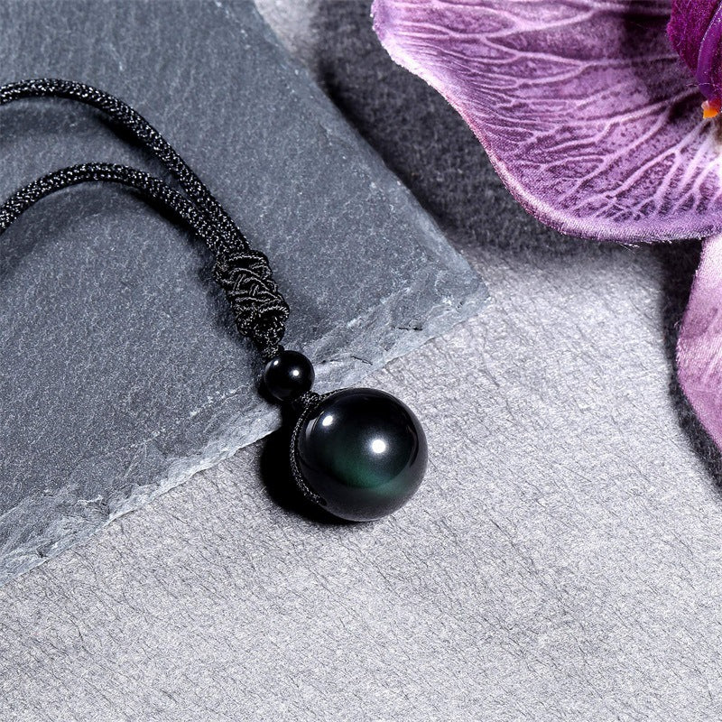 Women's & Men's Tigereye Natural Obsidian Amethyst For Necklaces