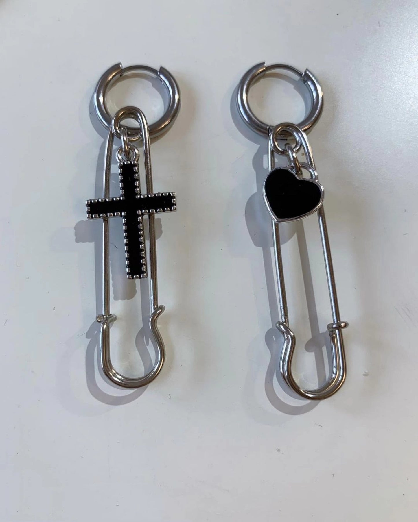 Style Fashion Titanium Steel Stainless Spring Ear Clip Earrings