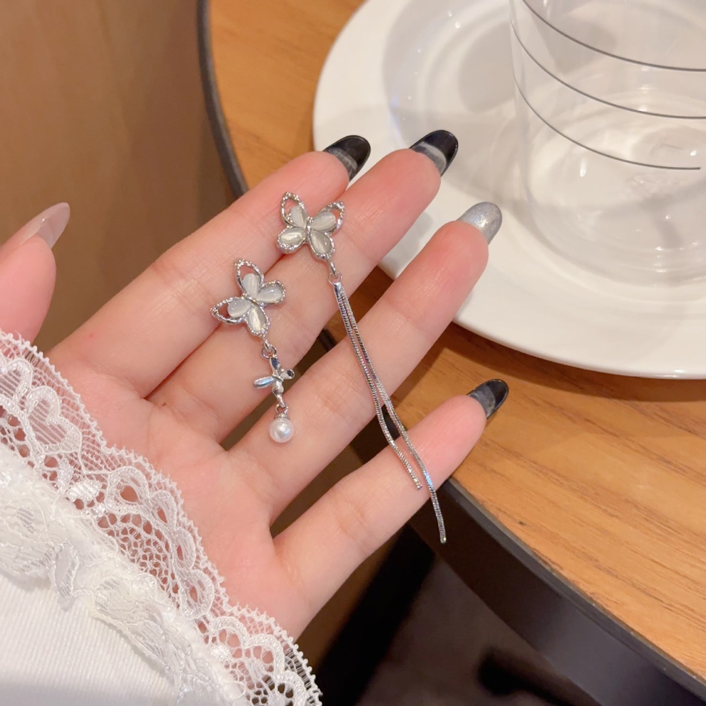 Luxury Fashion Versatile Elegant High-grade Sweet Cool Personality Earrings