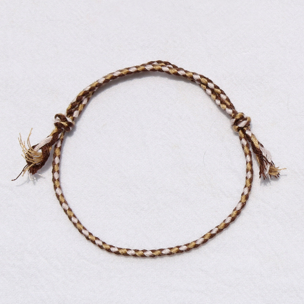 Hand-woven Tibetan Hand Rub Thread Carrying Bracelets