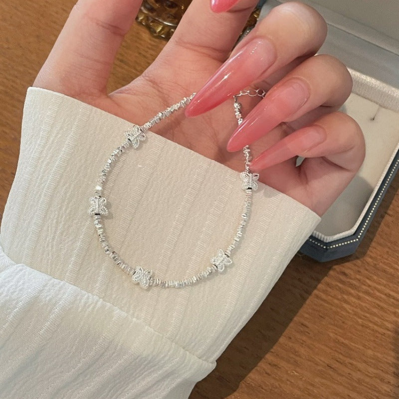 Female Korean Style Simple Light Luxury High Sense Beaded Chinese Bracelet