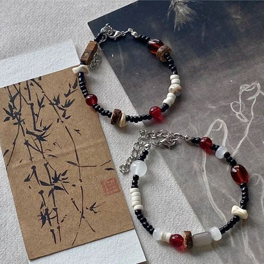Women's Chinese Luxury Minority Vintage Beaded Hand Bracelets