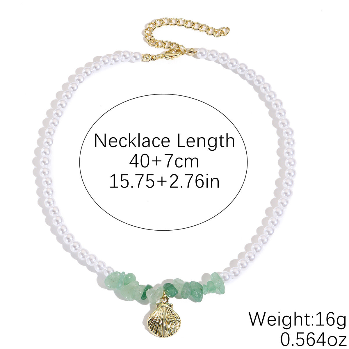 Style Shell Pearl Handmade Beaded Natural Necklace