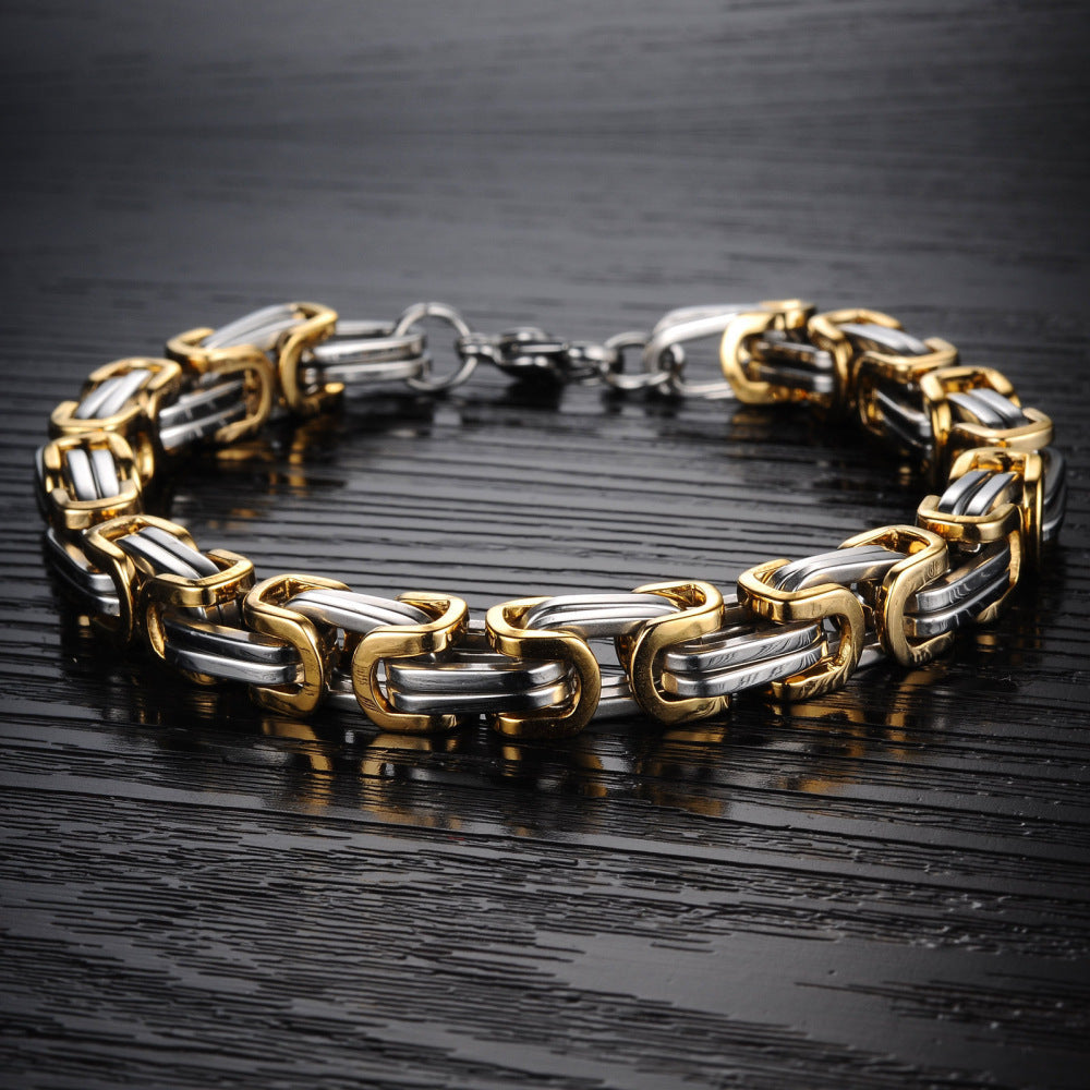 Men's Titanium Steel Emperor Chain Personalized Decorative Necklace