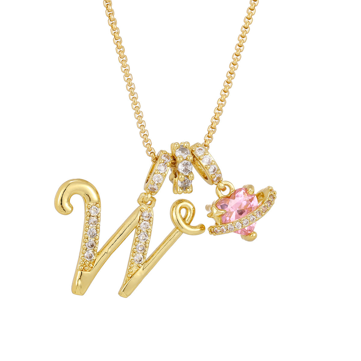 Dopamine English Letter Light Luxury Minority High Pendants