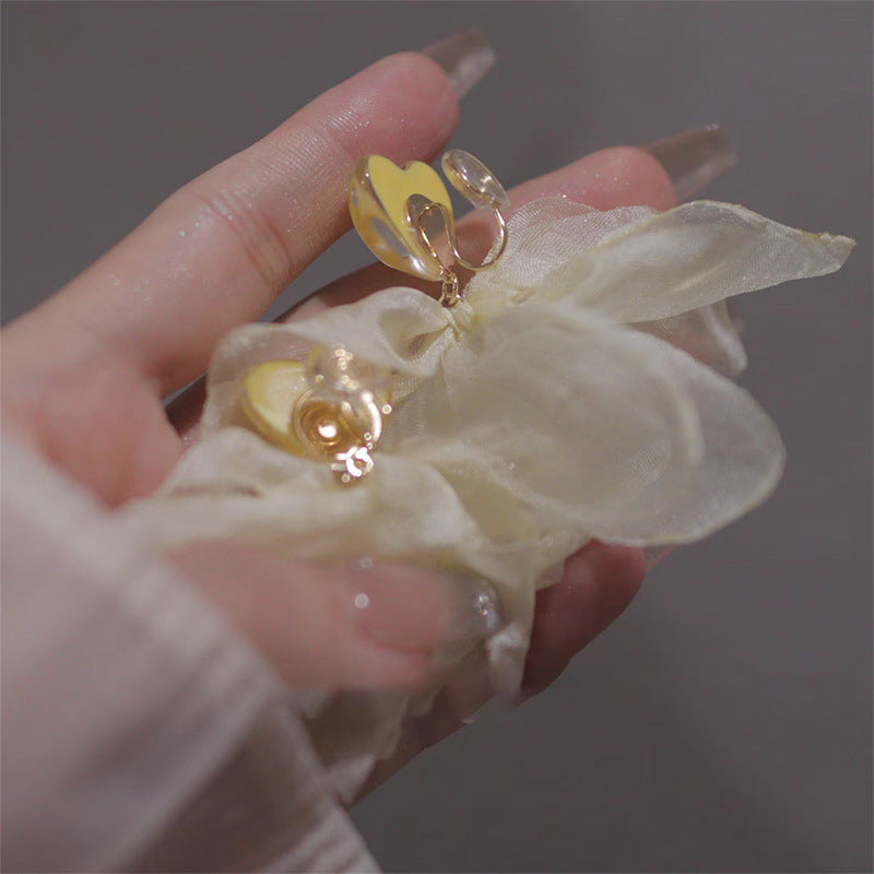 Wants First Love Super Fairy French Light Earrings