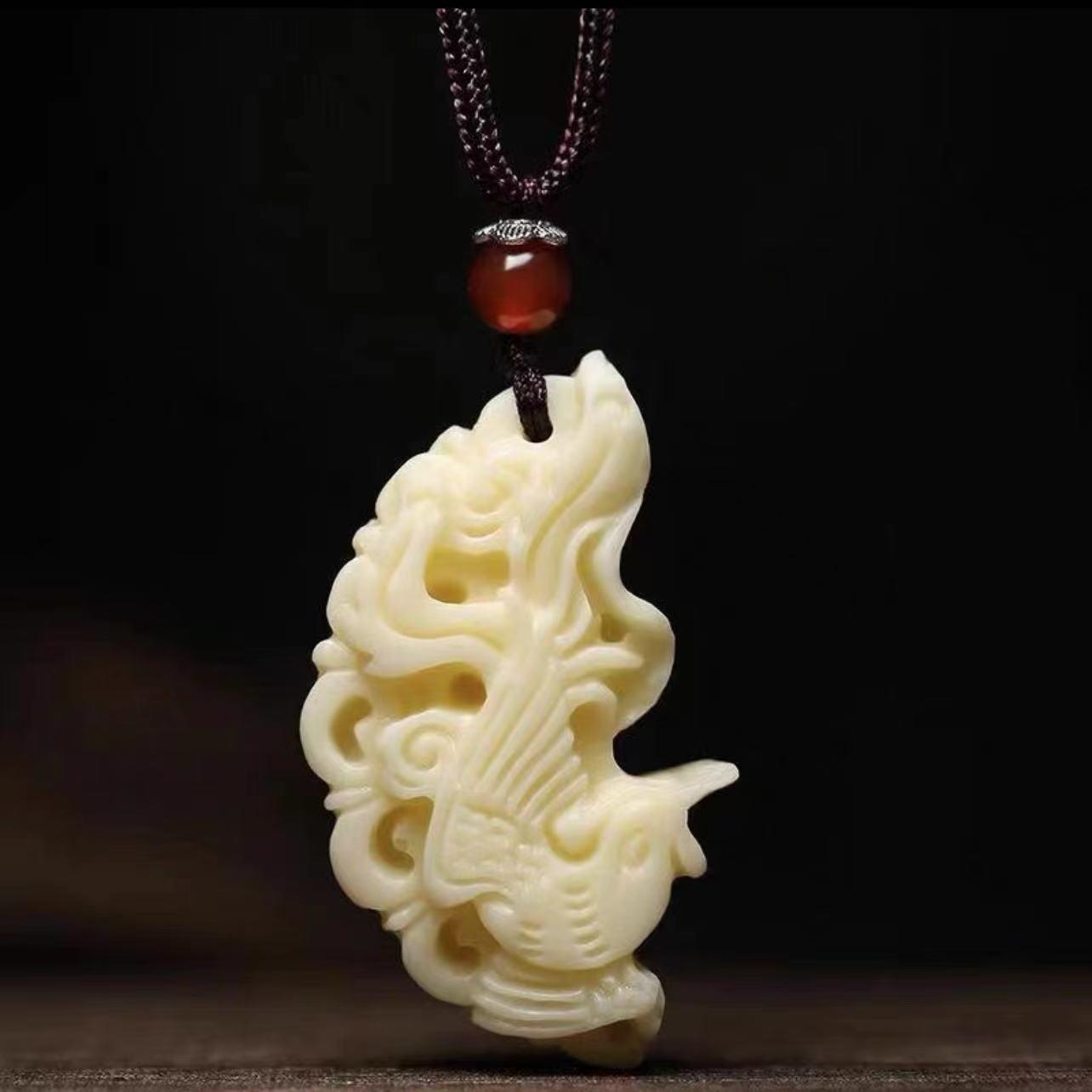 Dragon Phoenix Male Female Matching Style Free Necklace