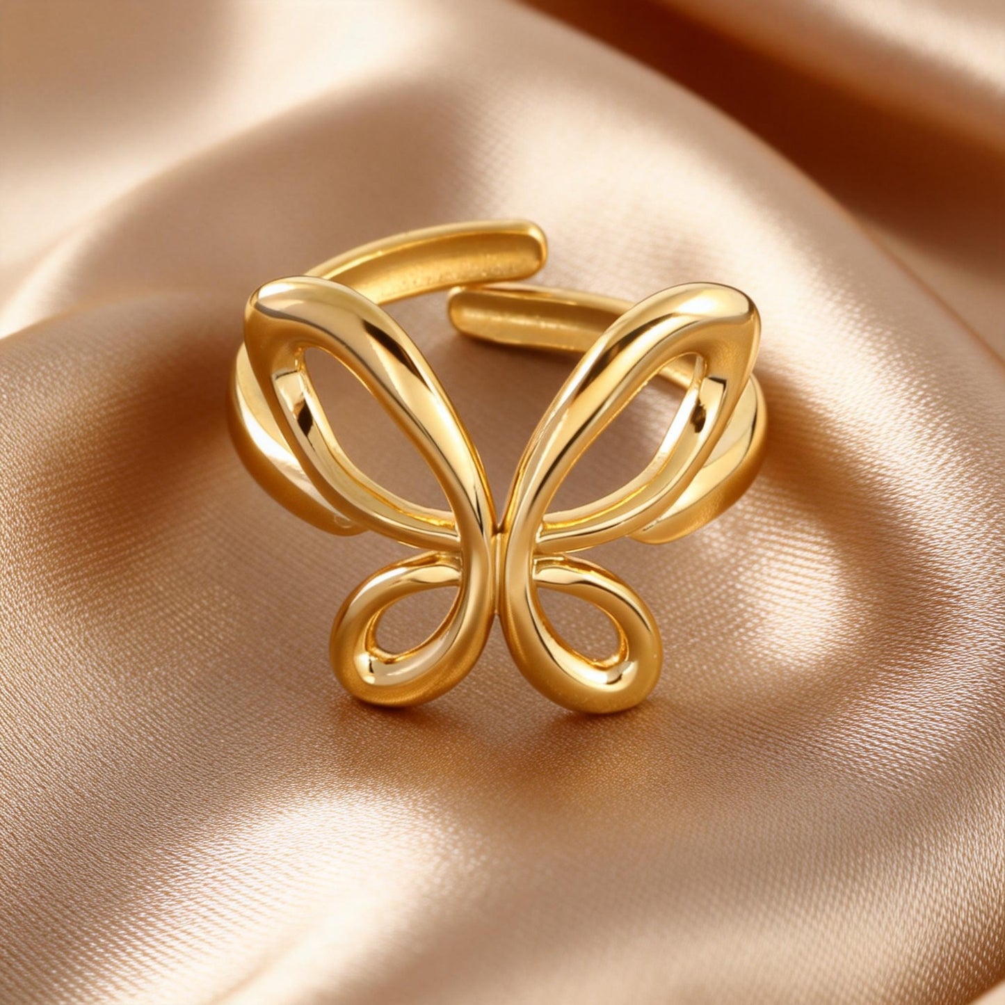 Steel Open-end Niche High-grade Fashion Trend Affordable Luxury Style Ring