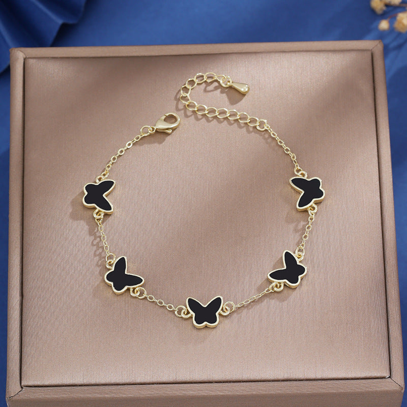 Simple Design Butterfly Female Personality Source Bracelet