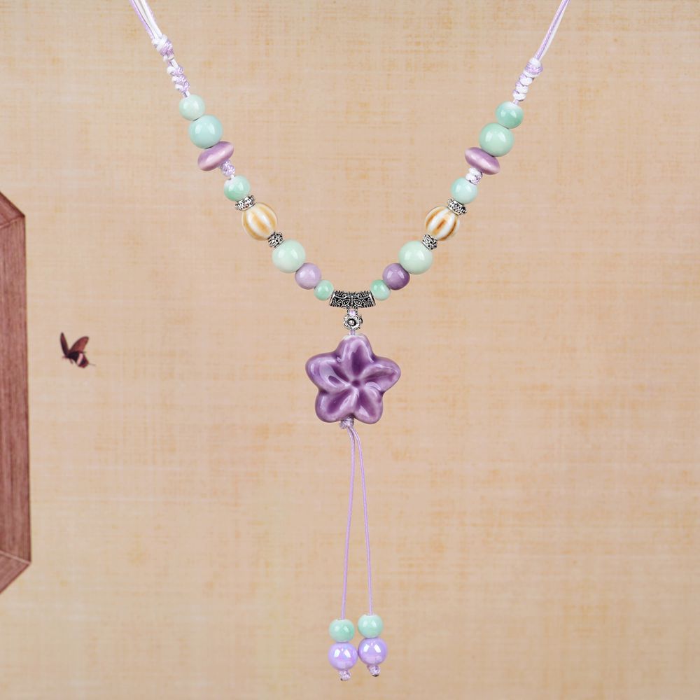 Chinese Ethnic Style Butterfly Niche Ancient Necklaces