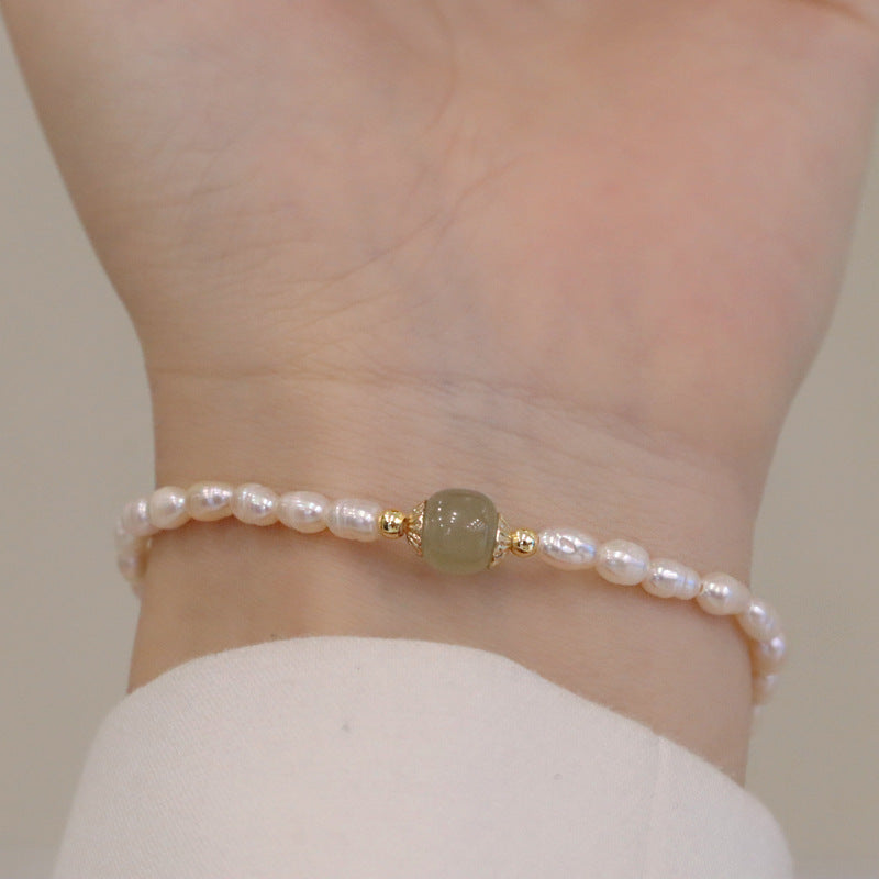 Baroque Female Niche Design Single Simple Bracelet