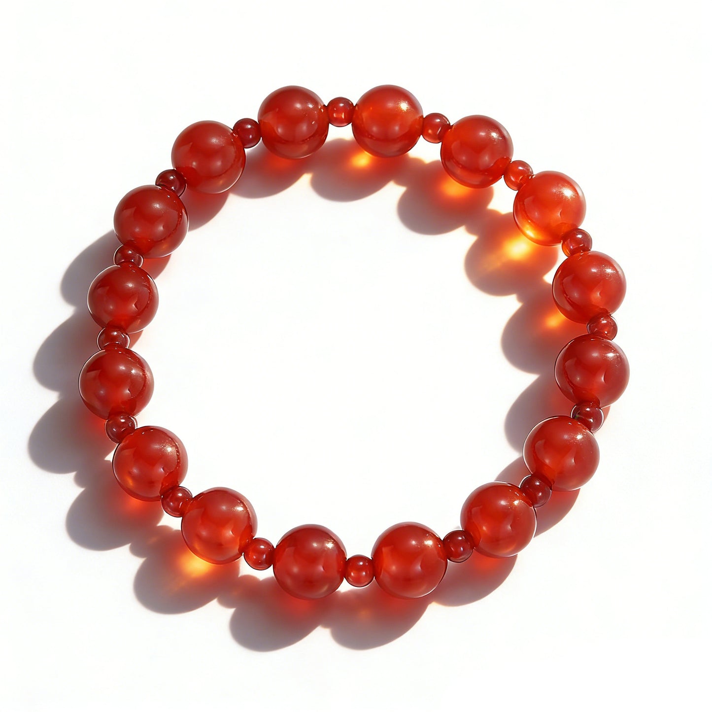 Xu Yan Natural Red Agate Light Luxury Single Bracelets
