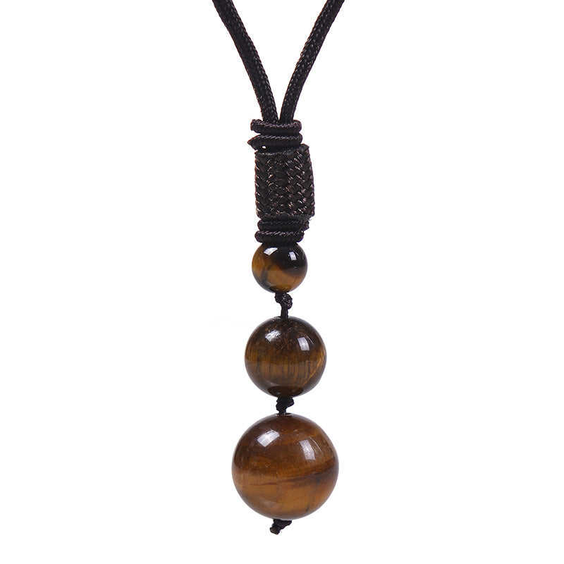 Women's & Men's Tigereye Natural Obsidian Amethyst For Necklaces