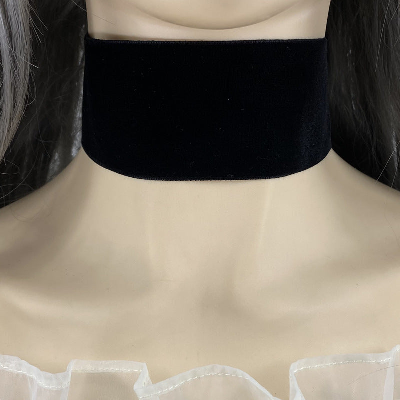Women's Gothic For Simple Clavicle Chain Black Collar