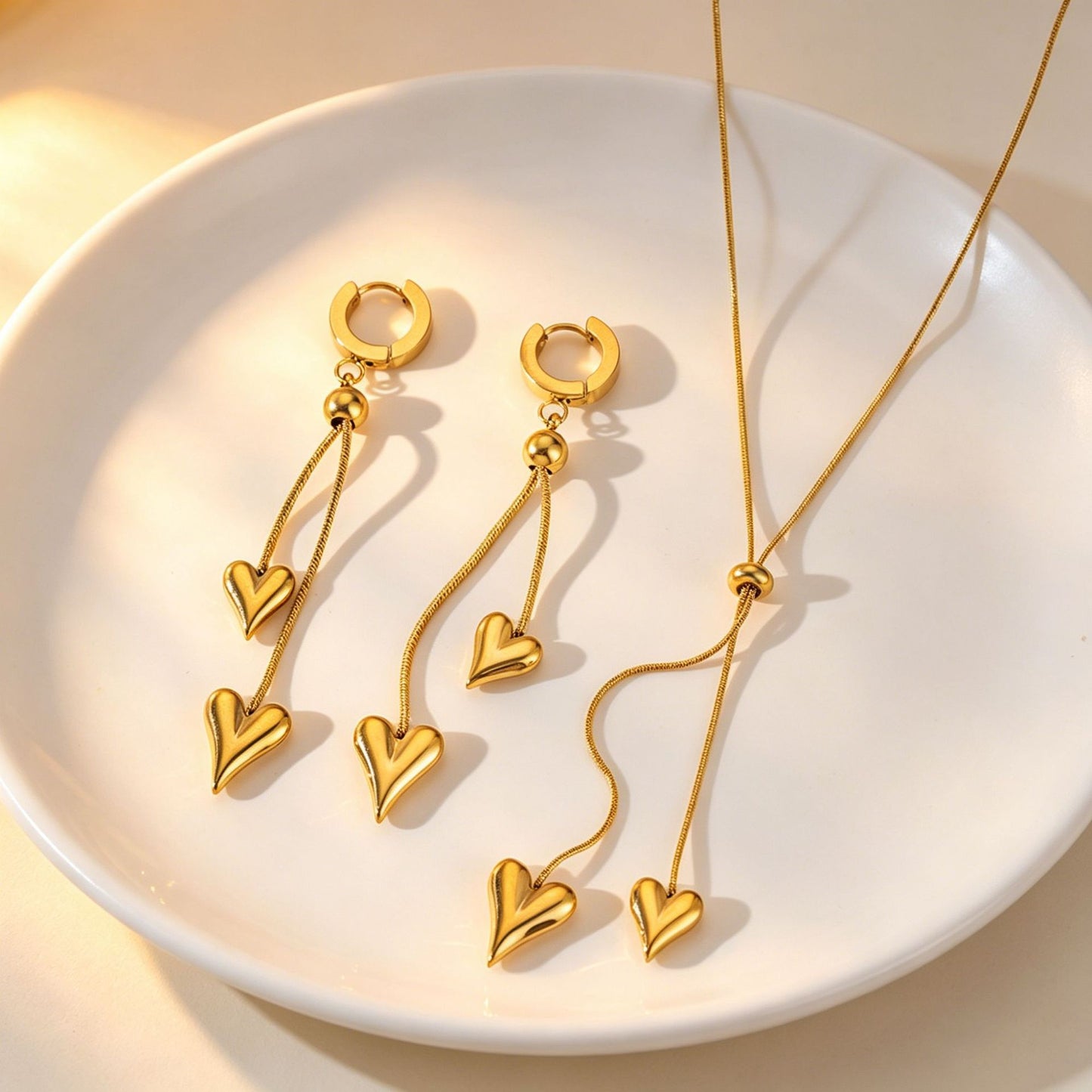 Drawable Heart Personalized Sweet Stainless Steel Necklace