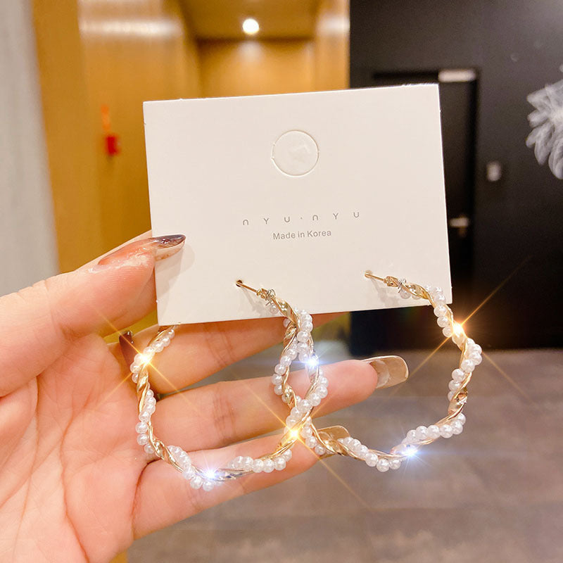Women's Bone Niche Clips Light Luxury Elegant Stud Earrings