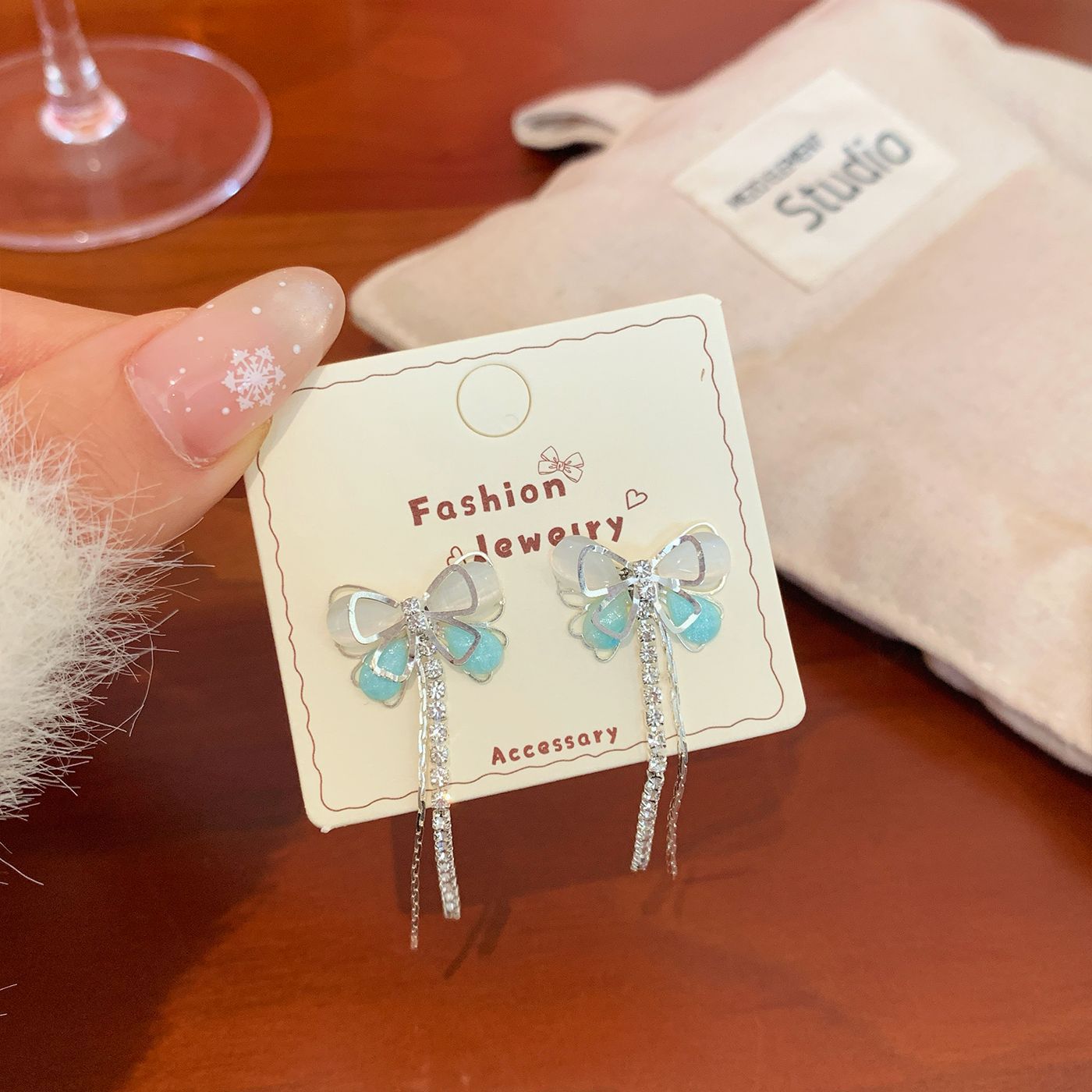 Women's Needle Light Luxury Minority High Sense Korean Style Temperament Rings