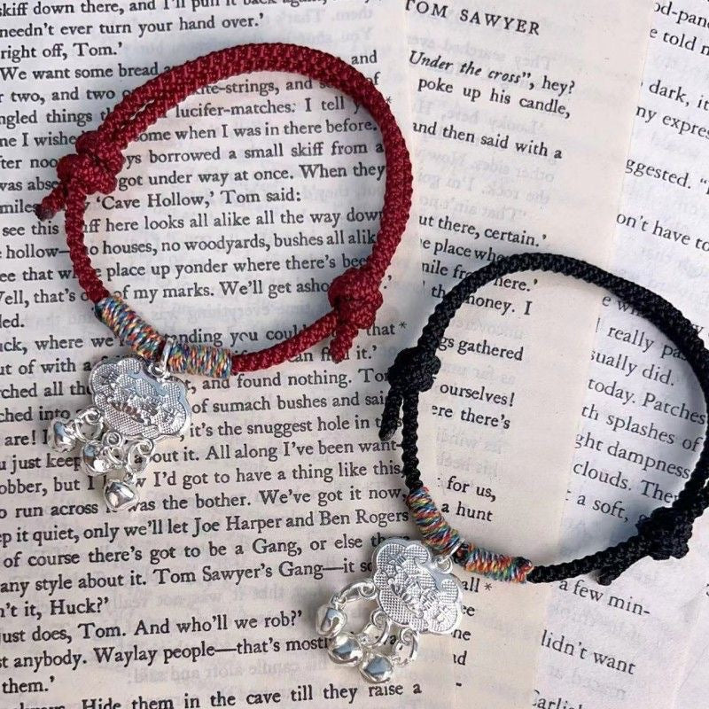 Chinese Style Safety Lock Bell Carrying Strap Gift For Bracelet